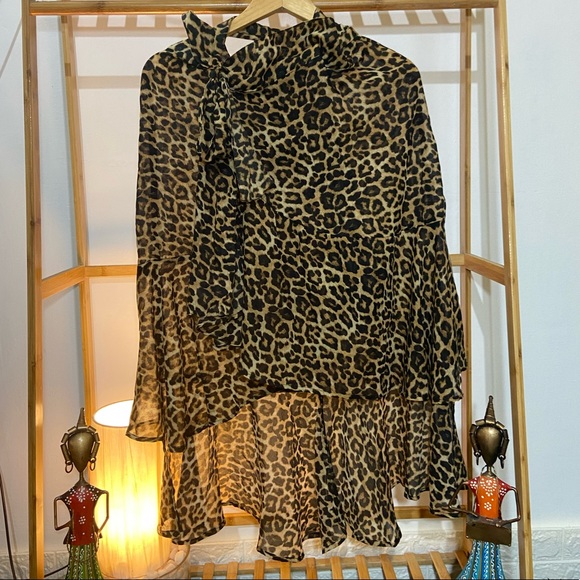 Mango Animal print Wrap Skirt - Picture 5 of 11
